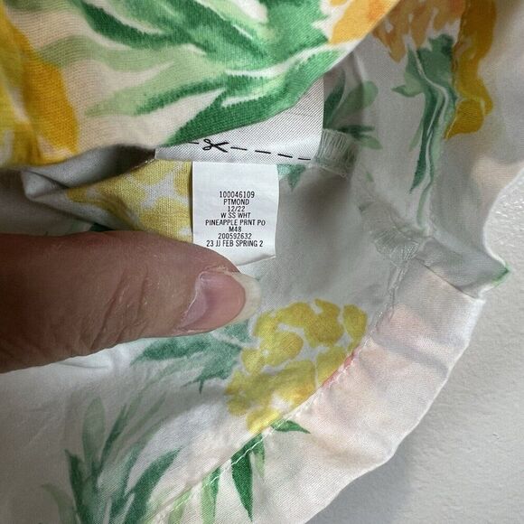 Janie And Jack the Pineapple Cabana Button Shirt Boys Size 3 - Picture 14 of 14